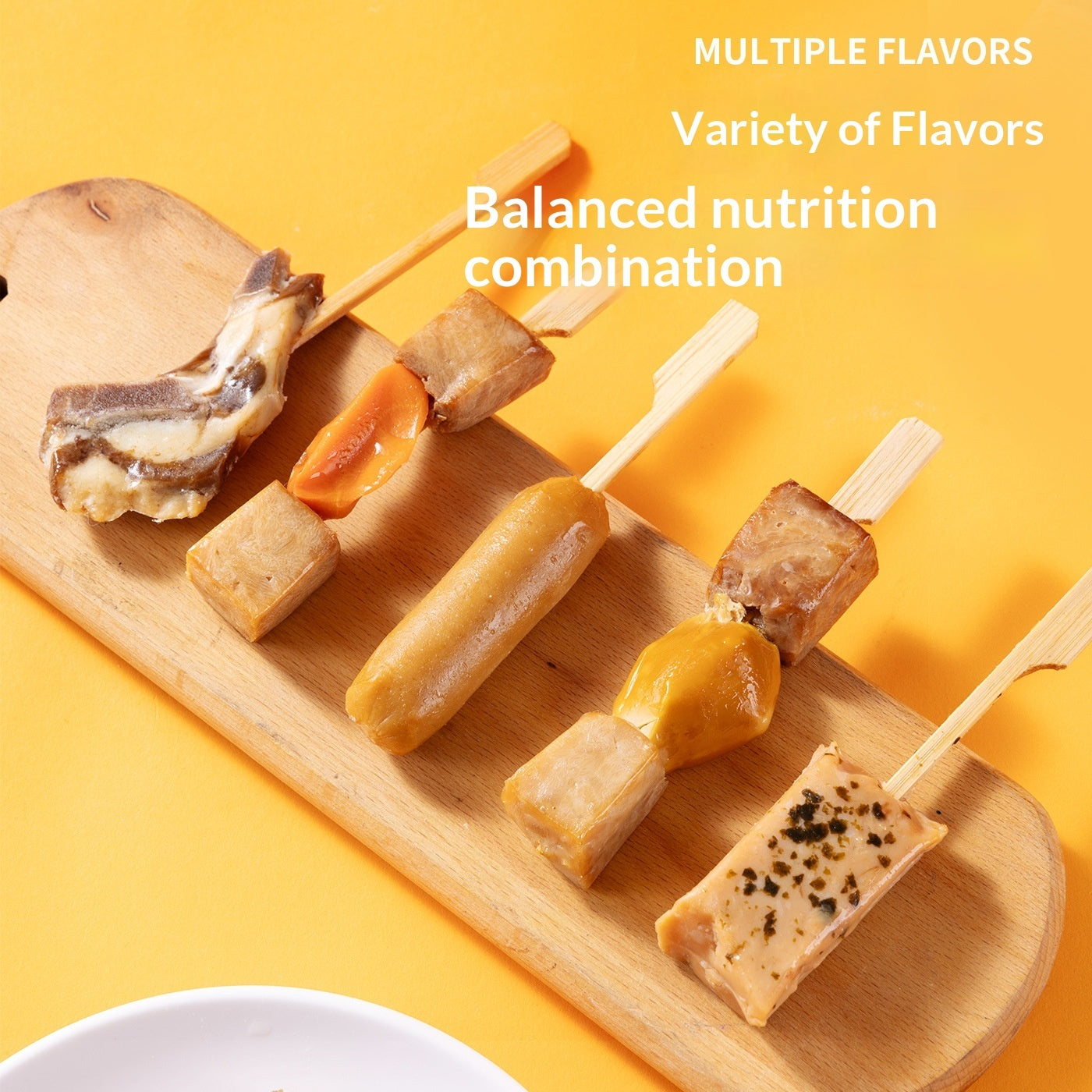 New Pet Treats Dried Meat Skewers Oden Sticks