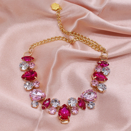 Cat And Dog Gem Pearl Necklace Princess - Majestic Pet Kingdom