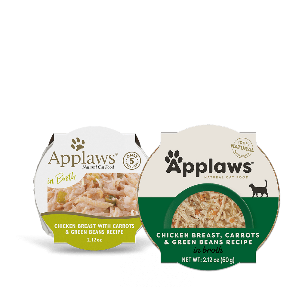 Applaws Natural Wet Cat Food Chicken Breast, Carrots & Green Beans Recipe in Broth (2.12oz) - Majestic Pet Kingdom