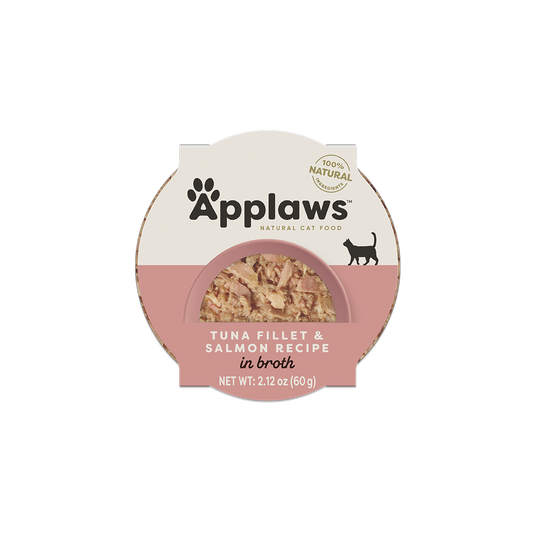 Applaws Tuna Fillet & Salmon In Broth Wet Cat (2.12oz) - Majestic Pet Kingdom