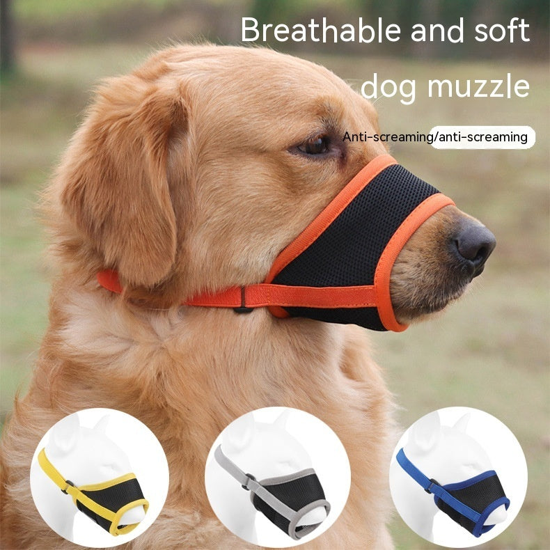Breathable Mesh Dog Mouth Cover Pet Wellness Essential | Majestic Pet Kingdom™