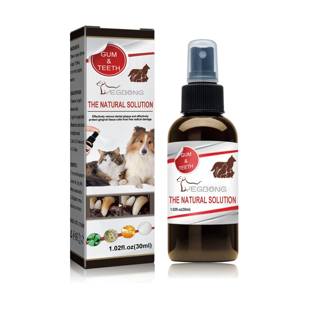 Pet Tartar Removal Spray: Bad Breath & Dental Care Spray