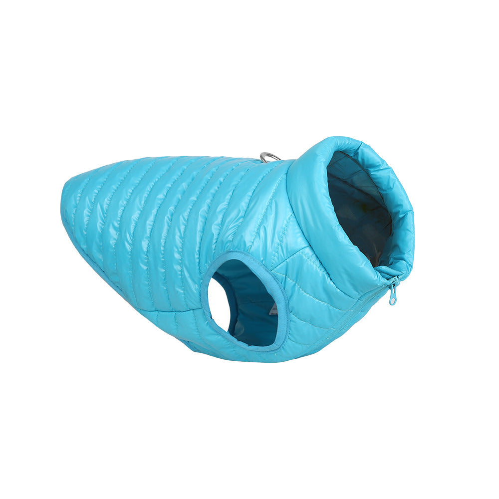 New Pet Dog Clothing Autumn And Winter Full Nylon Zipper Puppy Jacket Dog Clothing - Majestic Pet Kingdom