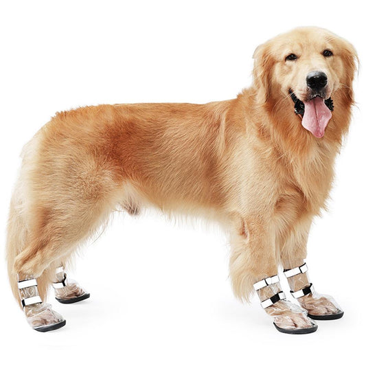 Dog Shoes Waterproof Splash-Proof Outdoor Boots Large Breeds