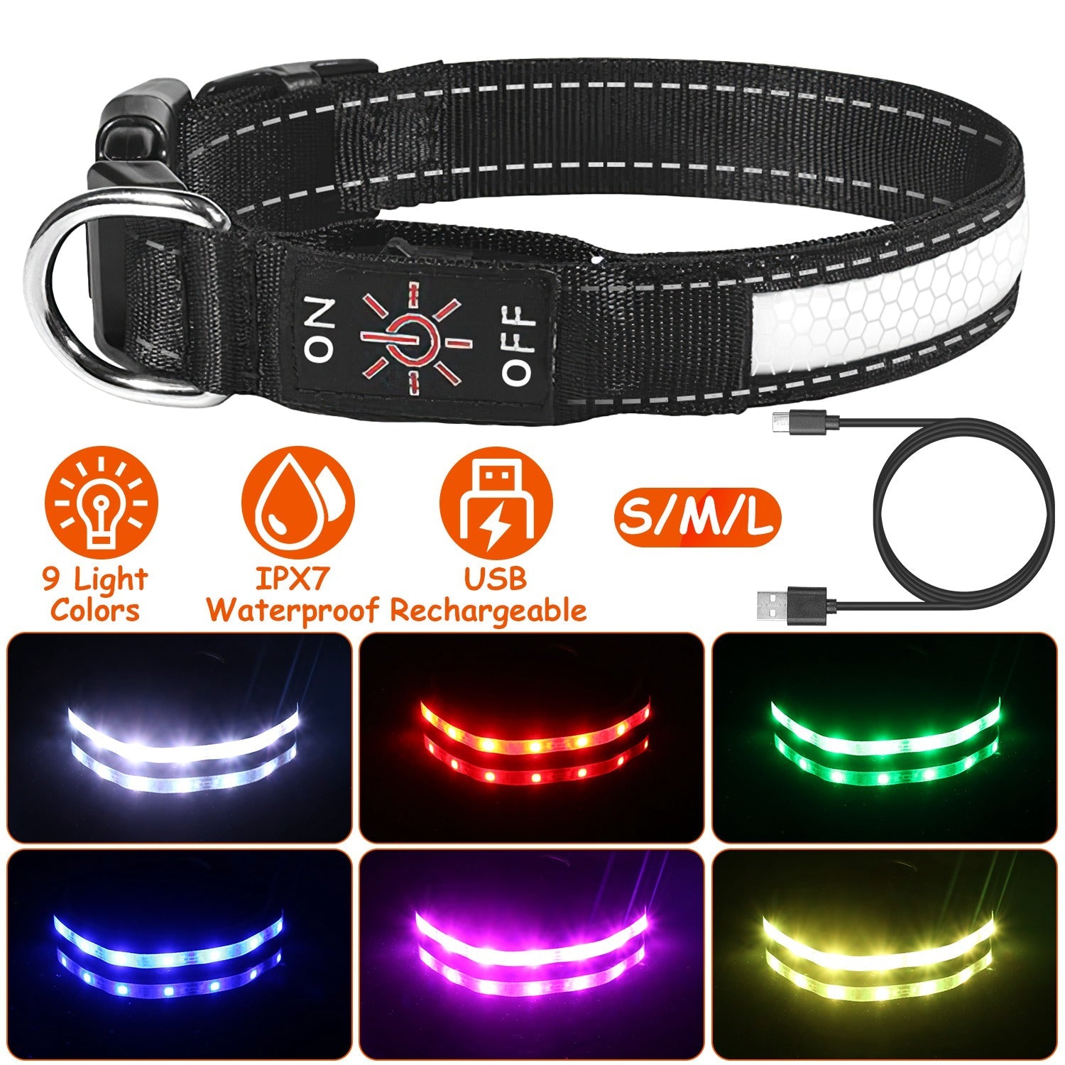 GBruno Light Up Dog Collar | Purrfect Pet Kingdom