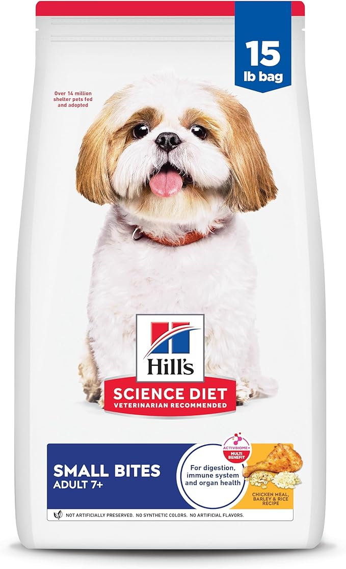 Dog Food Hills Science Diet Senior 7+ Small Bites Chicken Ba