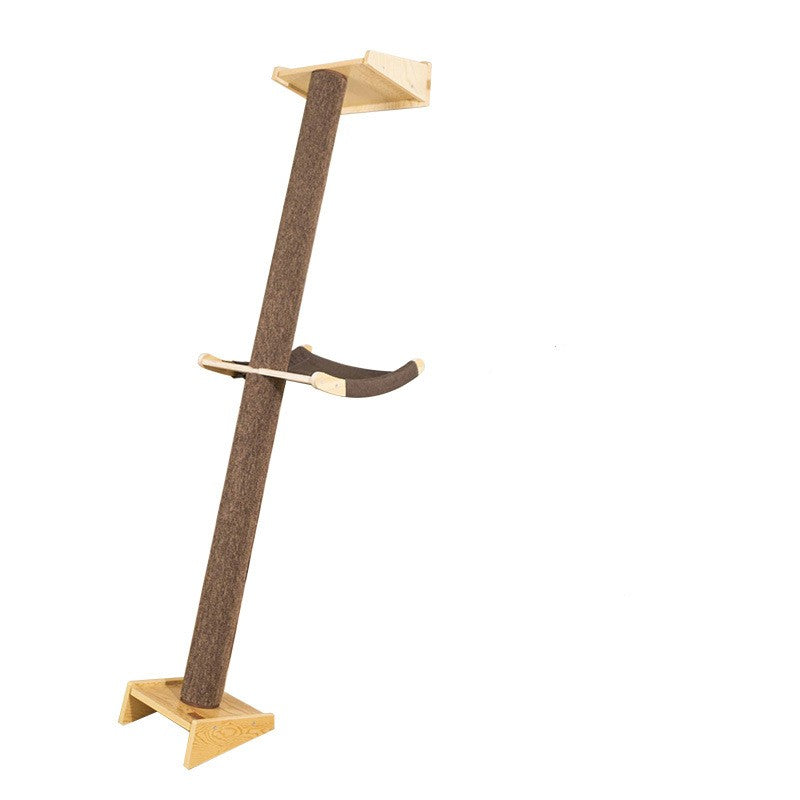 Solid Wood Large Cat Climbing Tree Shelf Tower Furniture - Majestic Pet Kingdom