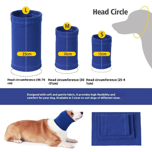 Comfort Dog Headband Bandana & Neck Scarf
