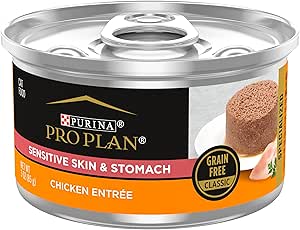Pro Plan Sensitive Grain Free Chicken Pate Cat Food 3oz - Majestic Pet Kingdom