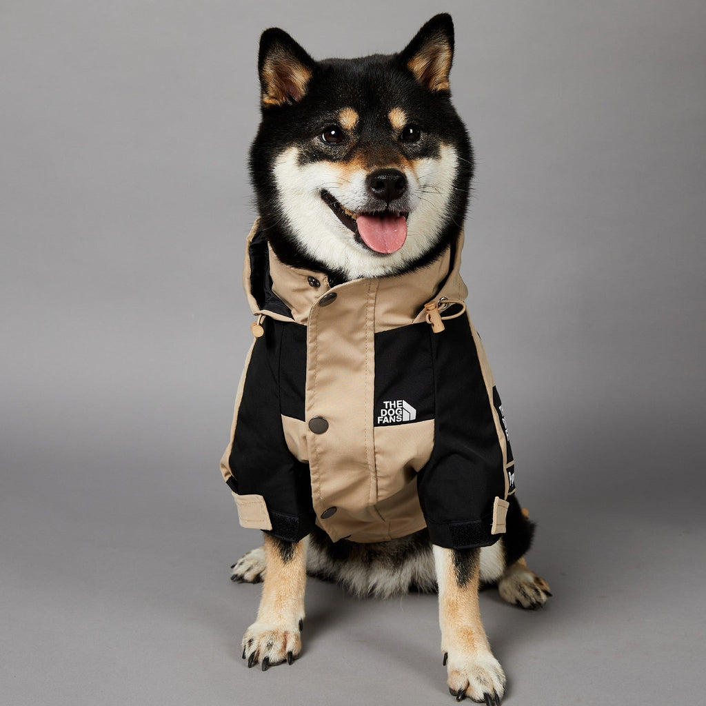 Khaki Dog Pet Shell Jacket - Majestic Pet Kingdom