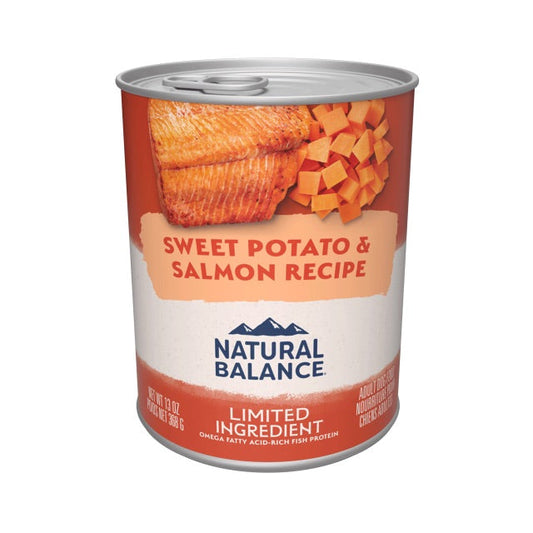 Natural Balance Limited Ingredients Salmon & Sweet potato Dog Food (13oz) - Majestic Pet Kingdom