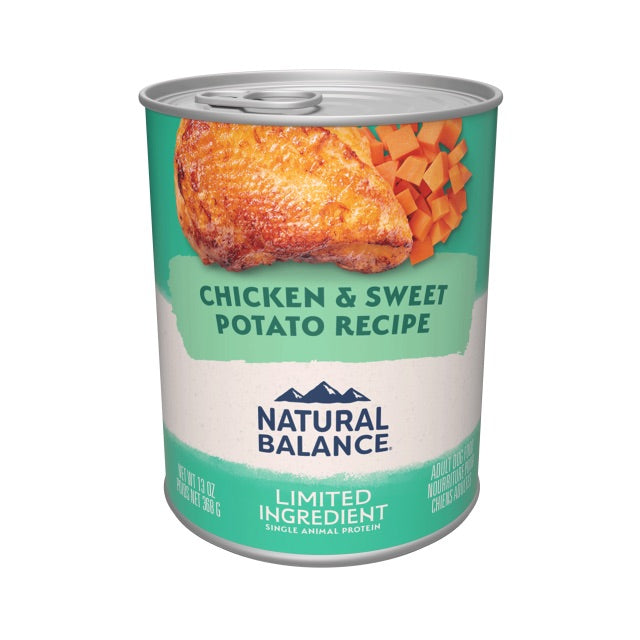 Natural Balance Limited Ingredient Chicken & Sweet Potato Dog Can (13oz) - Majestic Pet Kingdom