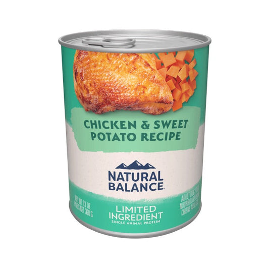 Natural Balance Limited Ingredient Chicken & Sweet Potato Dog Can (13oz) - Majestic Pet Kingdom