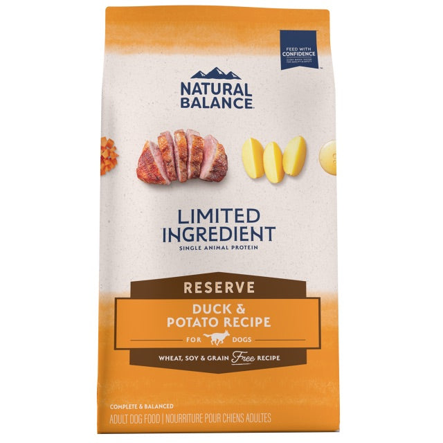 Dog Food Natural Balance Limited Ingredient Duck Potato Kibb