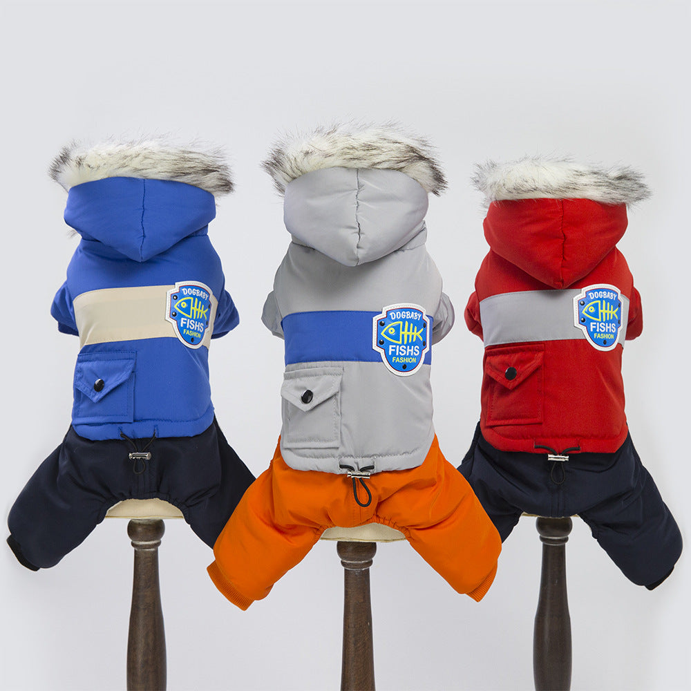 clothes for pets Dog snow coat - Majestic Pet Kingdom