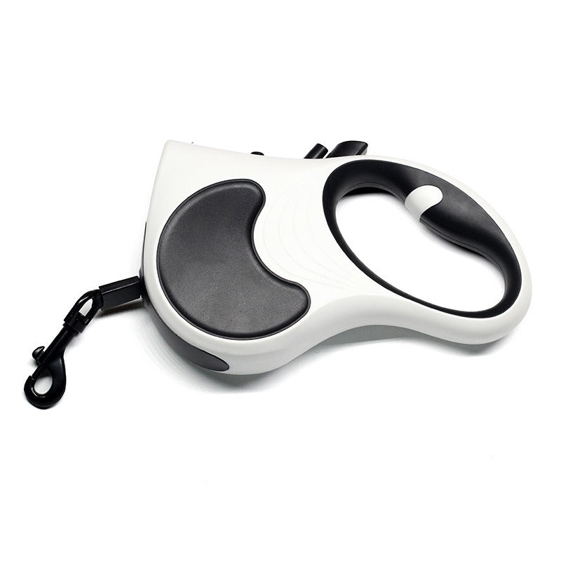 Dog Leash Retractable Automatic Walking Lead Built-In Light