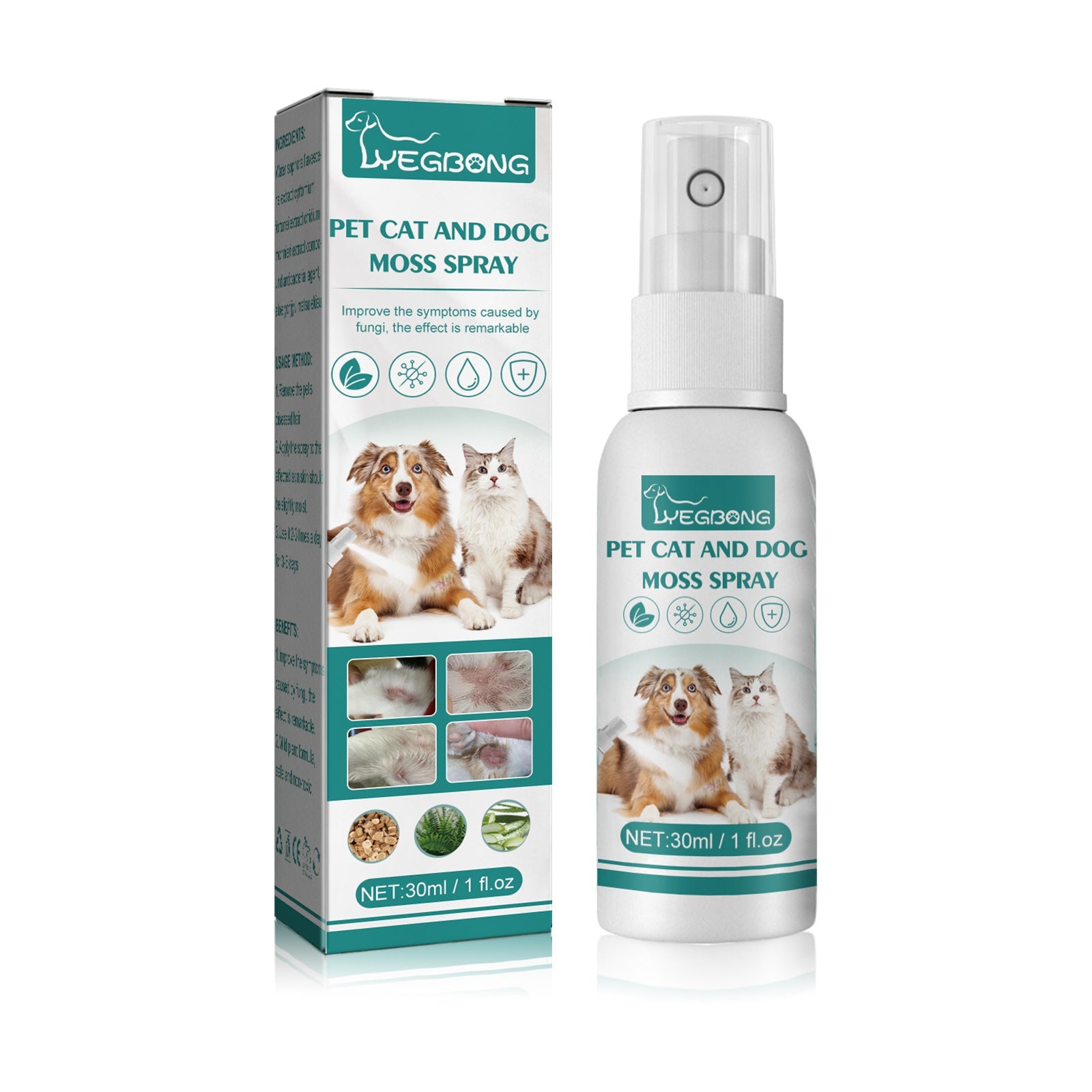 Pet Skin Care Spray: Mite Relief & Anti-Itch Treatment