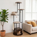 72-Inch Multi-Level Cat Tree with Condo and Perches - Majestic Pet Kingdom