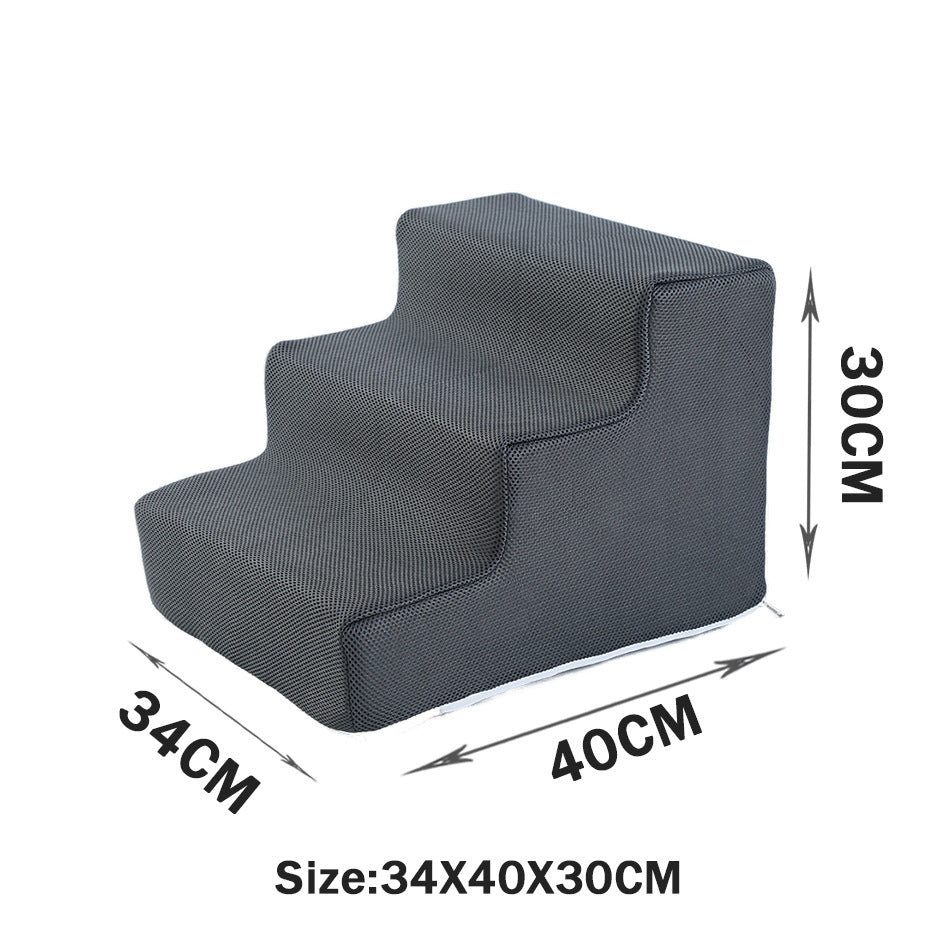 Non-Slip Folding Pet Sofa Steps & Dog Ladder