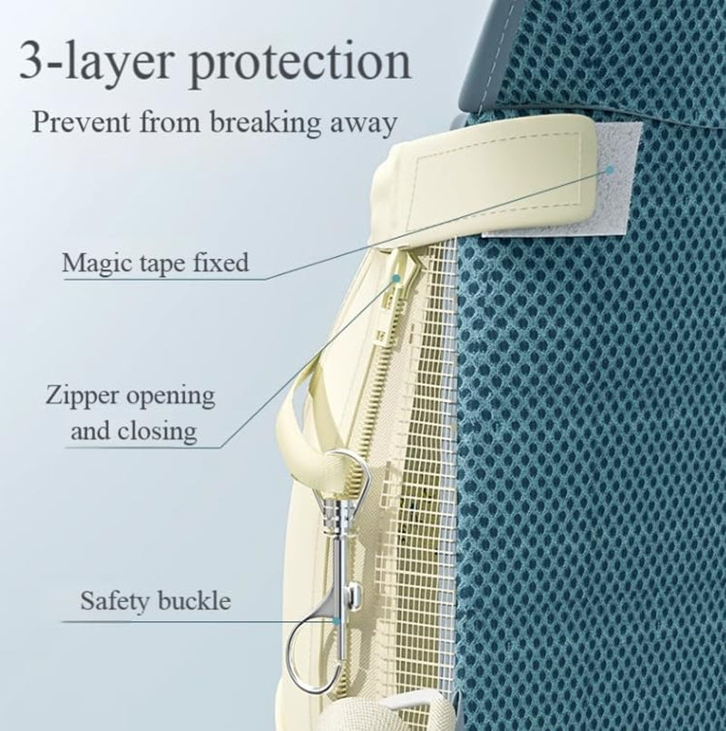 Breathable Dog Carrier Backpack Adjustable Chest Harness For Small Pets Portable Outdoor Cat Dog Travel Pack - Majestic Pet Kingdom