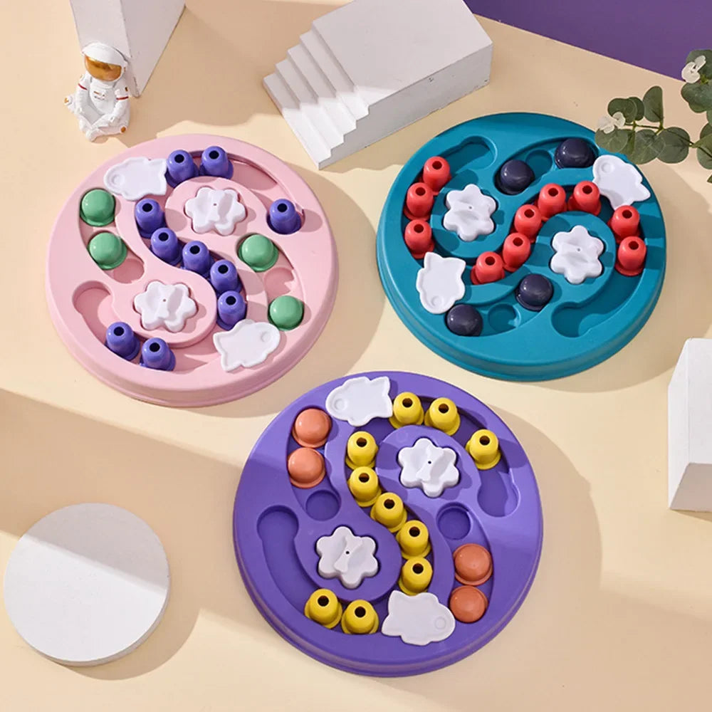 Dog Puzzle Toy Bowl: Interactive IQ Slow Feeder Game