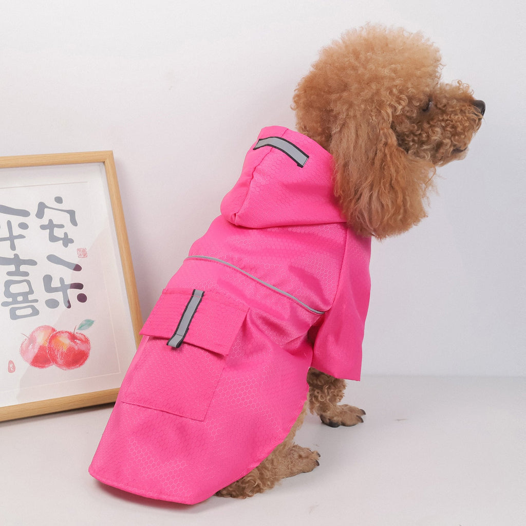 Dog Raincoat Reflective Waterproof Snowproof Pet Coat For Small Puppy Cats Raincoat Pets Supplies - Majestic Pet Kingdom