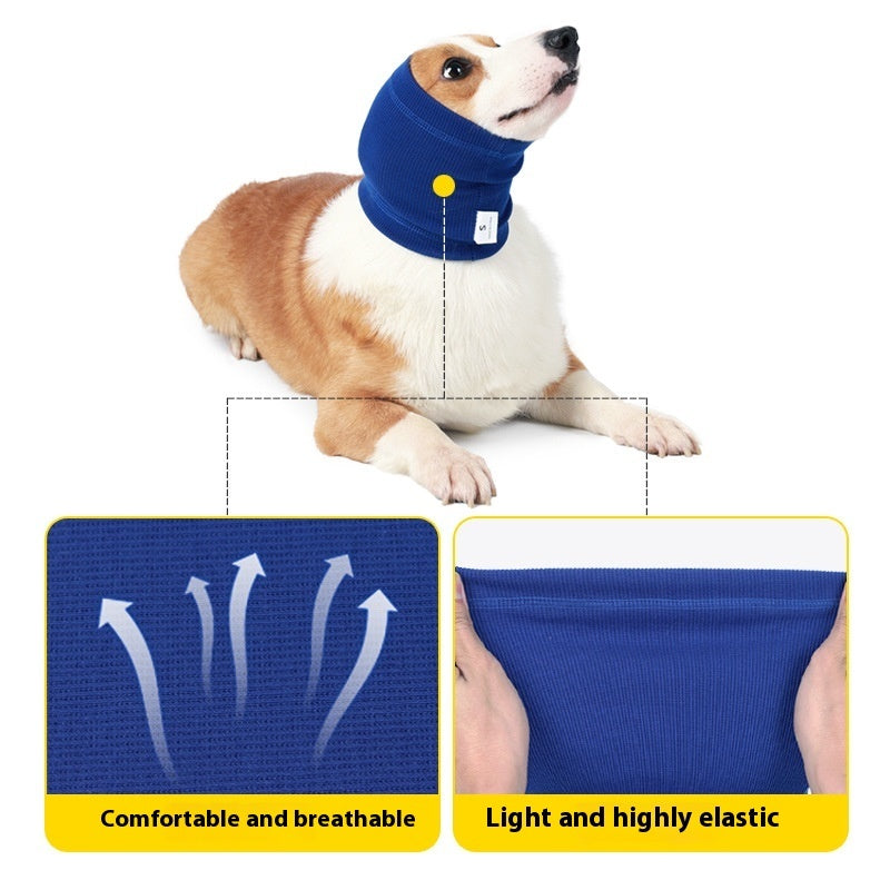 Comfort Dog Headband Bandana & Neck Scarf