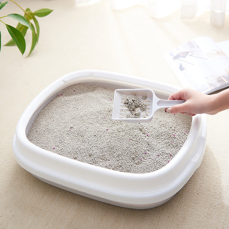 Cat Litter Box Pet Toilet High Quality Anti-Splash Pan
