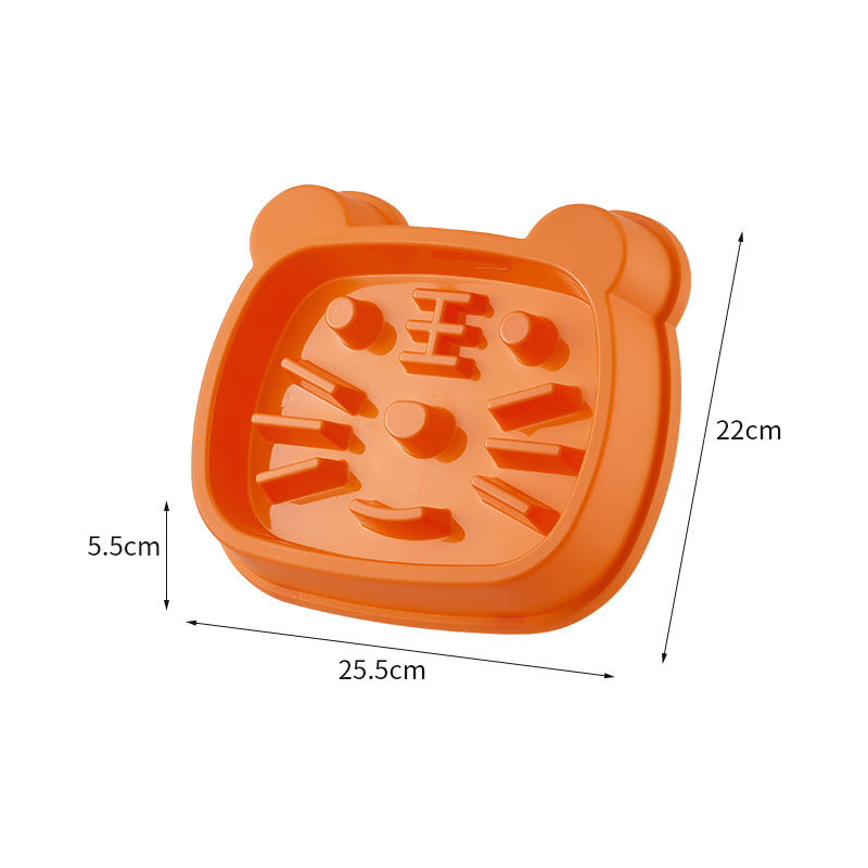 Dog Bowl Slow Feeder Anti-Choking Food Basin for Medium Dogs - Detail Angle 5 | Majestic Pet Kingdom