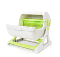 Cat Litter Box Semi-Enclosed Pet Toilet Pan Trainer