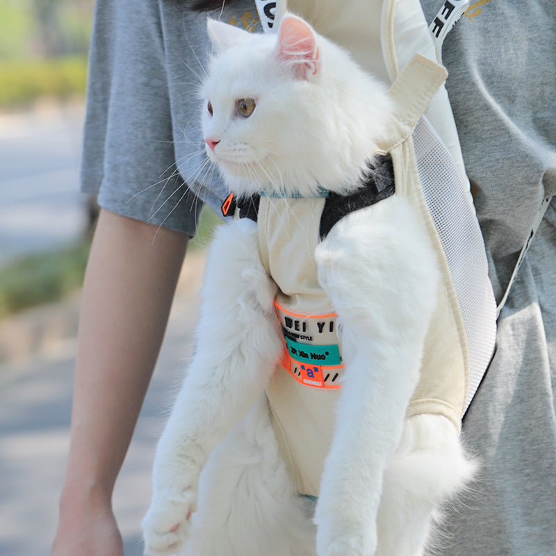 Cat Bag Go Out Portable Backpack Carry Pet Shoulders - Majestic Pet Kingdom
