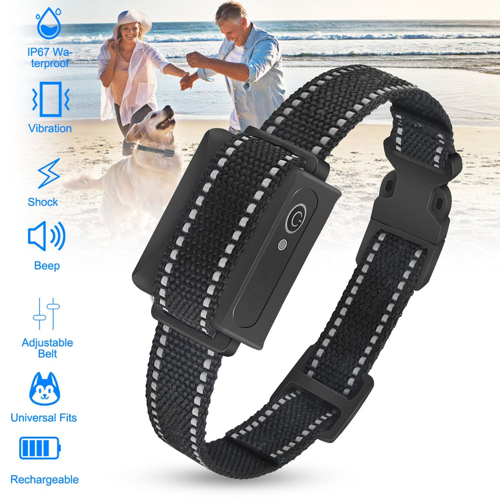 Dog Training Collar Receiver IP67 Waterproof Dog Bark Shock Vibration Beep Receiver Up To 3280ft - Majestic Pet Kingdom