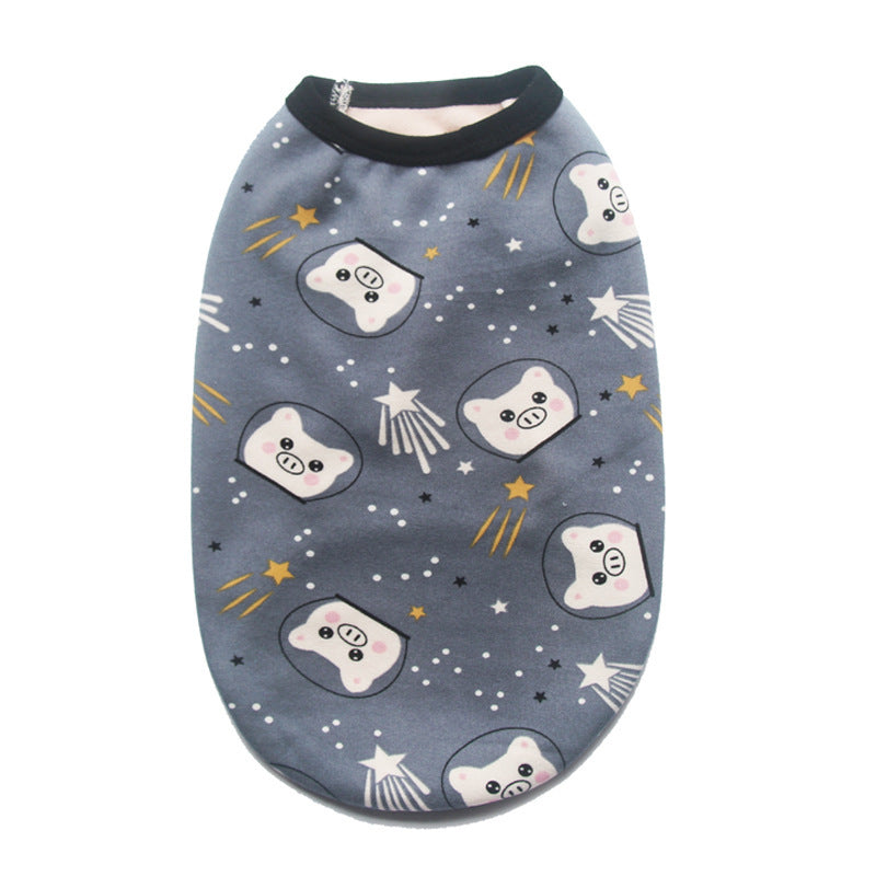 Pet Clothes Autumn And Winter Clothes Plush Vest Small Medium And Large - Majestic Pet Kingdom