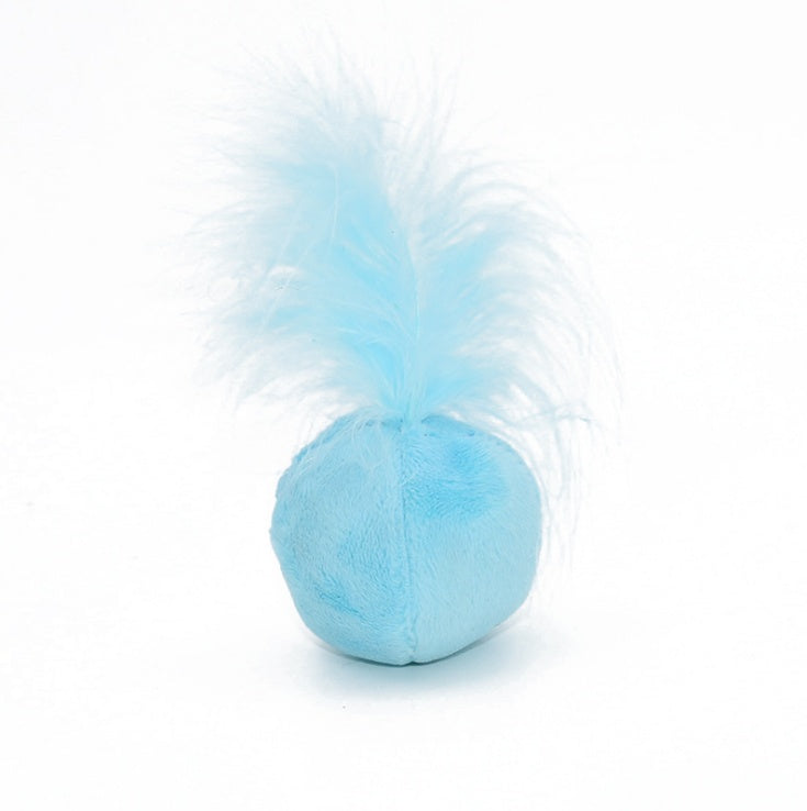 Vocal catnip cat claw toy ball