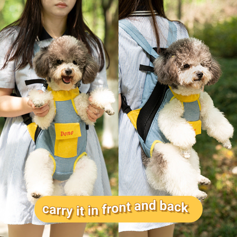 Puppy Kitten Travel Chest Sling Bag Pet Front Cat Dog Carrier Breathable Cute New Portable Backpack Cross Shoulder Strap - Majestic Pet Kingdom