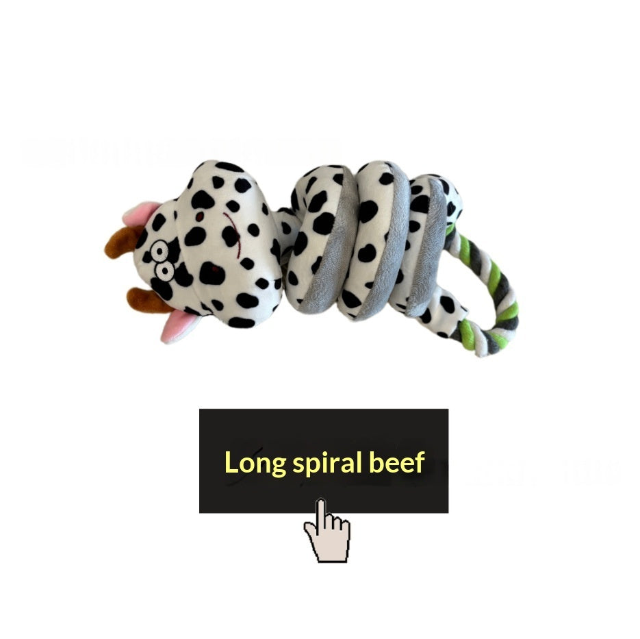 Puppy Toy Tug-of-War Plush Crinkle Paper Chew-Resistant Pulling Game