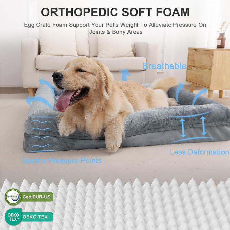Thickened Cushion Pet Bed for Large Dogs