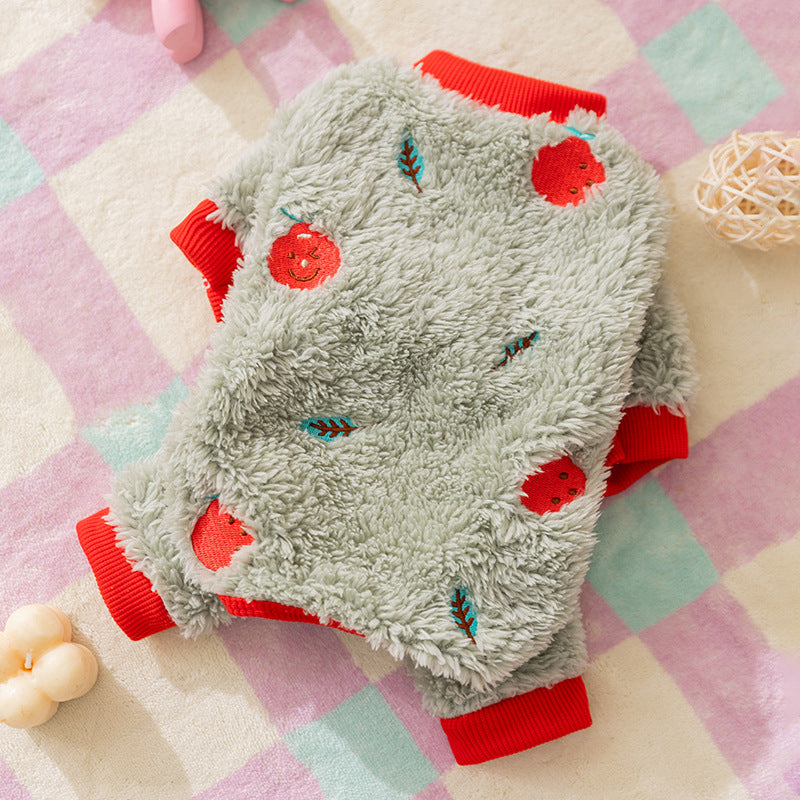 Wholesale Of Dog Clothes, Autumn And Winter Warm Four-legged Clothes, Small And Medium-sized Dog Teddy Bichon Frise Fleece Clothes, And Cat Pet Clothing - Majestic Pet Kingdom