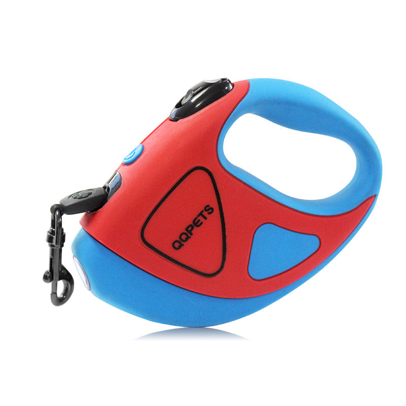 LED Retractable Dog Leash - Night Safety Lighted Lead