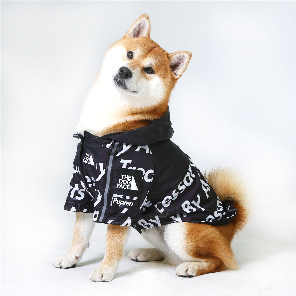 Windproof And Rainproof Dog Clothes Large Dog Raincoat Dog Pet Shell Jacket - Majestic Pet Kingdom