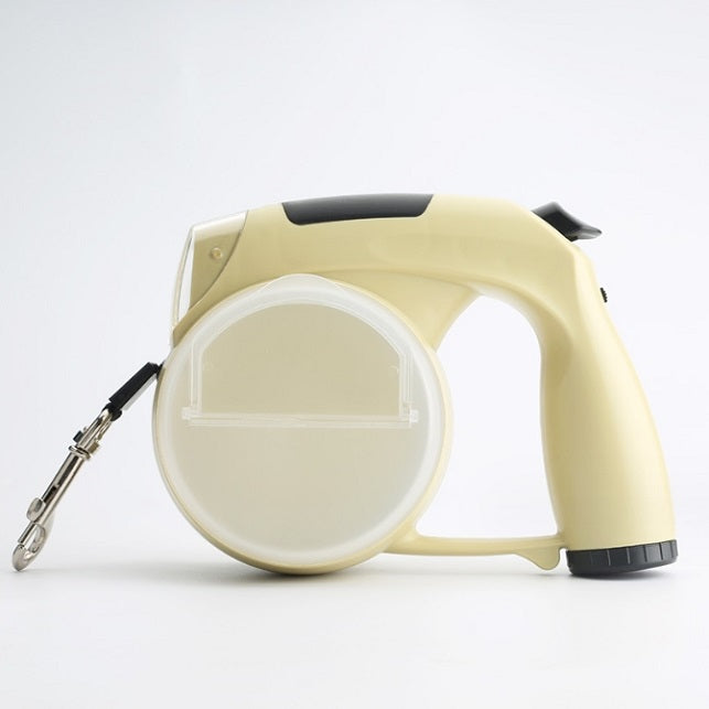 5-in-1 Retractable Dog Leash: LED Light & Bag Case - Majestic Pet Kingdom