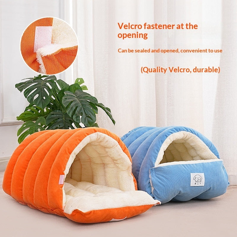 Three Dimensional Fenced Cat Bed Winter Proof Thickened For Warmth - Majestic Pet Kingdom