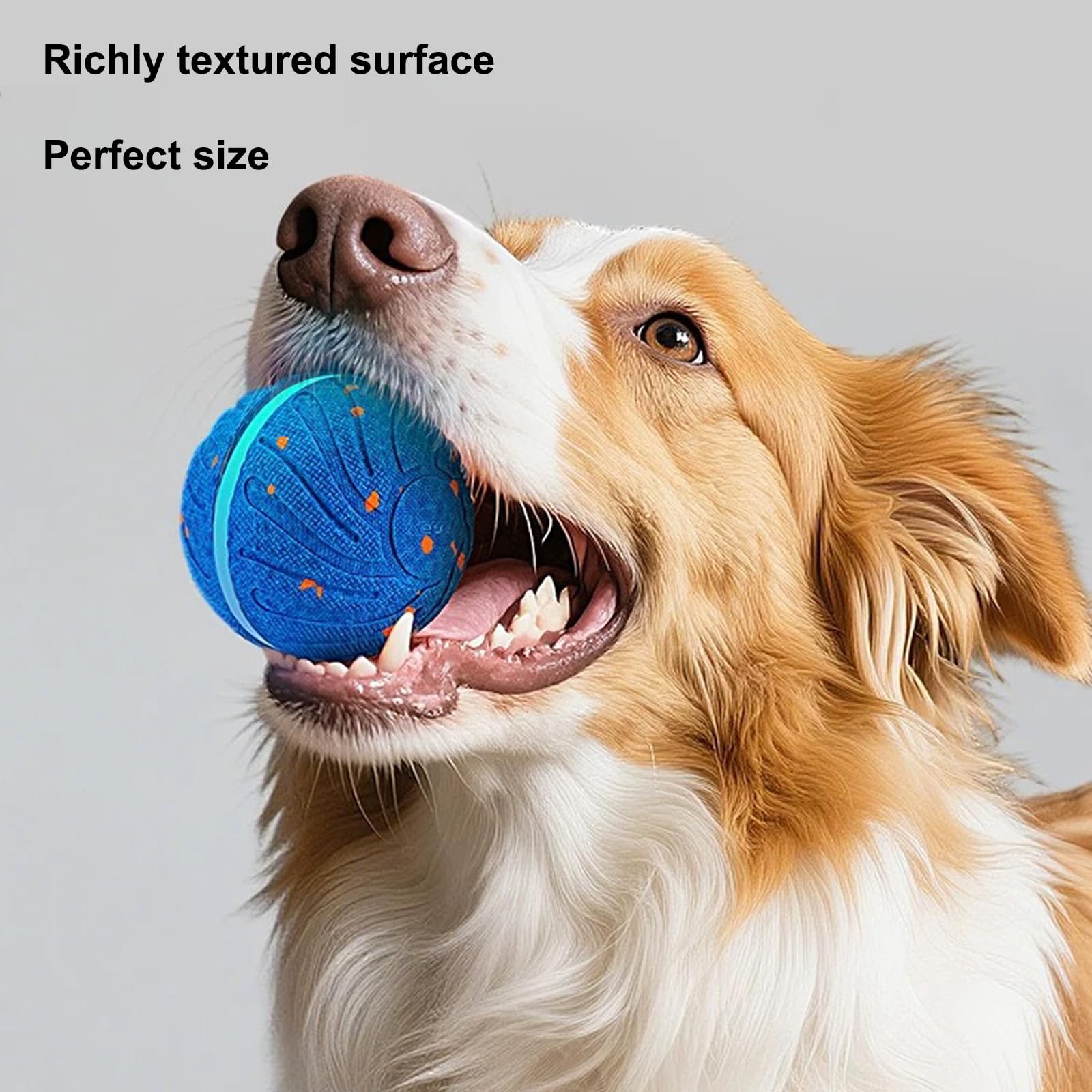 Interactive Dog Toys Ball, Smart Moving Bouncing Dog Ball With Colorful Lights, Automatic Moving, Bouncing And Rotating, E-TPU Material, Dogs Toy For Small Medium Dogs Keep Them Busy
