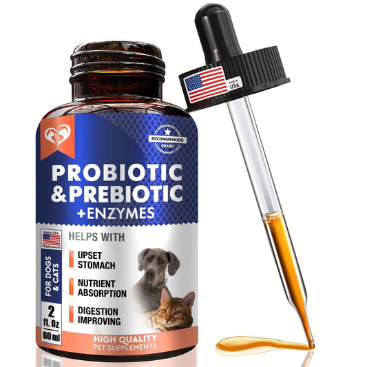 Pet Probiotics Powder Prebiotics Digestive Enzymes Gut Health