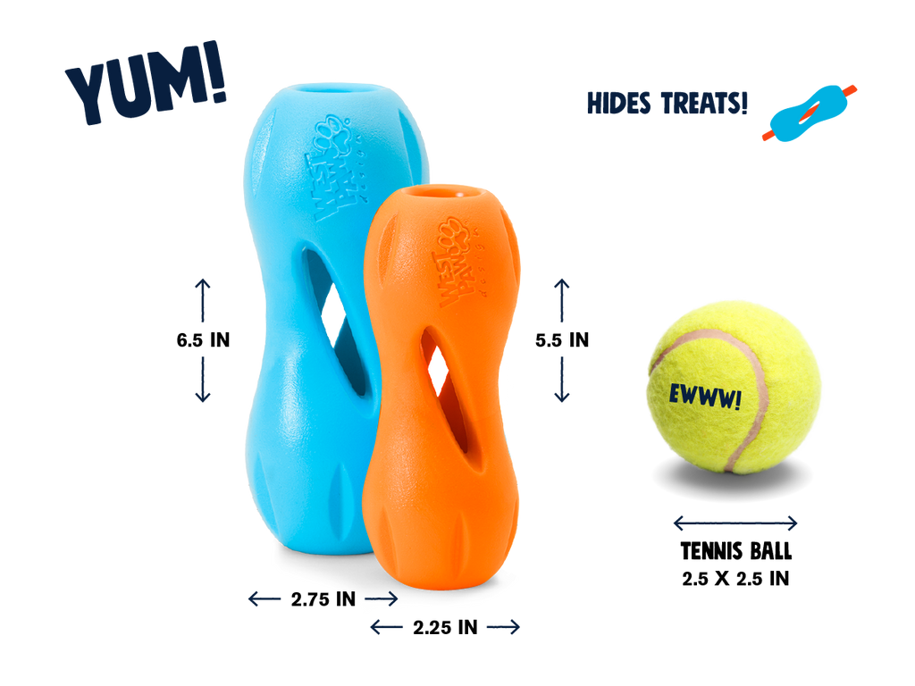 Qwizl Treat Holder Chew Toy for Tough Chewing Dogs