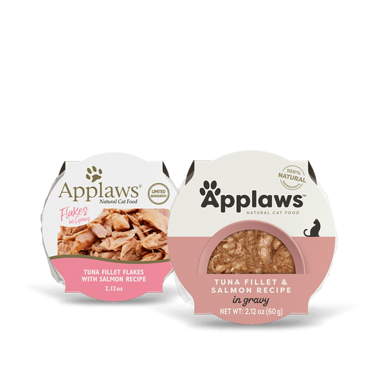 Applaws Natural Wet Cat Food Tuna Fillet & Salmon Recipe in Gravy (2.12oz) - Majestic Pet Kingdom