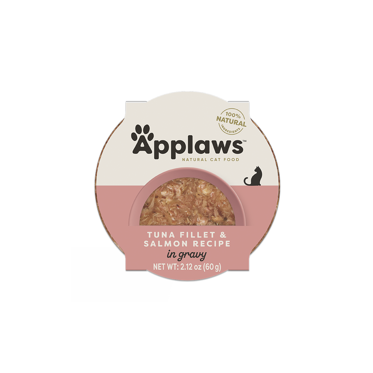 Applaws Natural Wet Cat Food Tuna Fillet & Salmon Recipe in Gravy (2.12oz) - Majestic Pet Kingdom