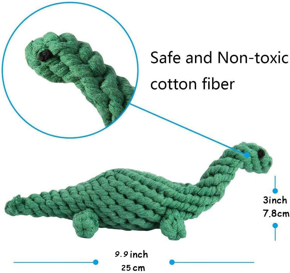 Interactive Dog Rope Toy Set Animal Design Durable And Teeth Cleaning Toy For Small Medium Dog Chew Training And Biting Toys | Purrfect Pet Kingdom
