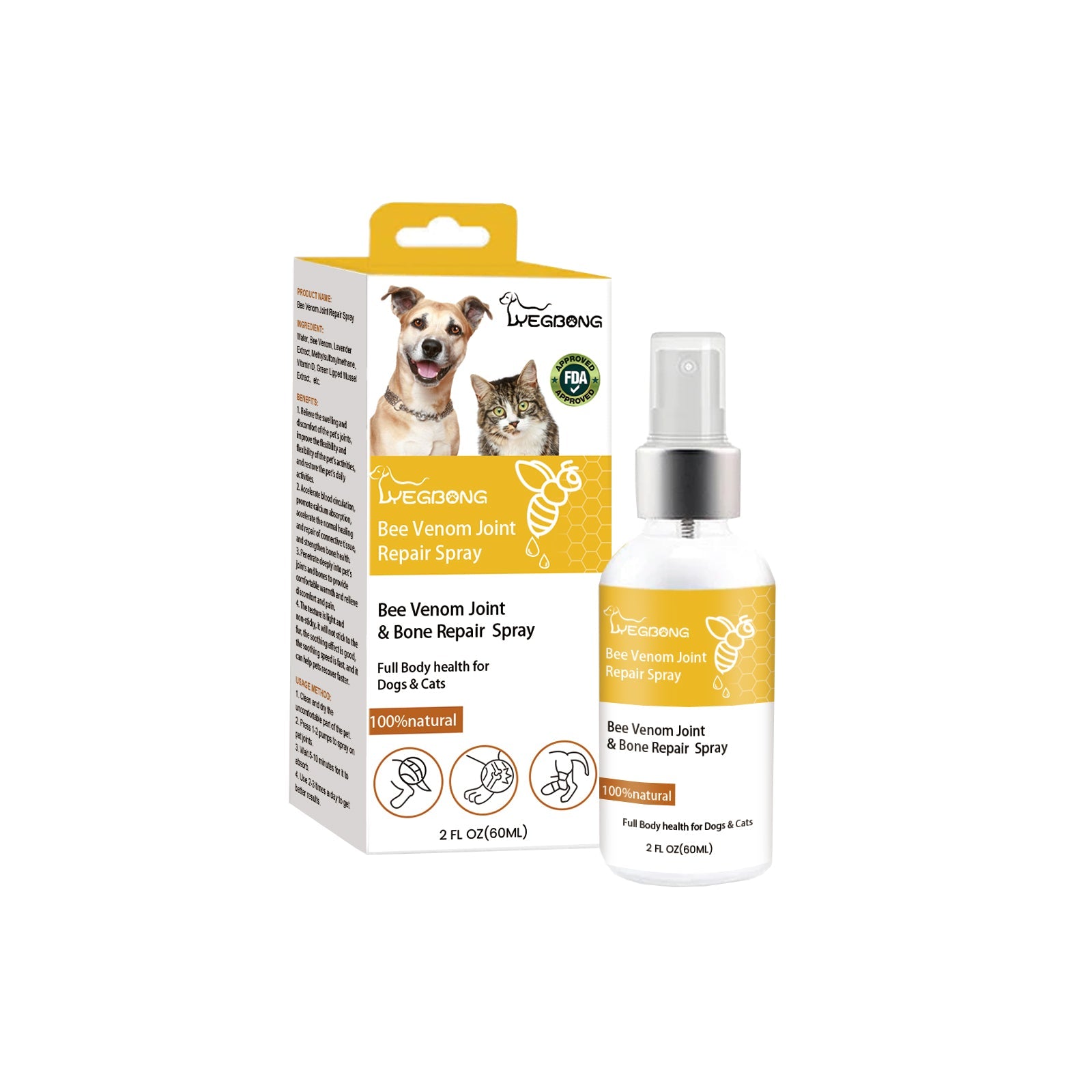 Joint Relief Spray for Dogs & Cats: Soreness & Muscle Care