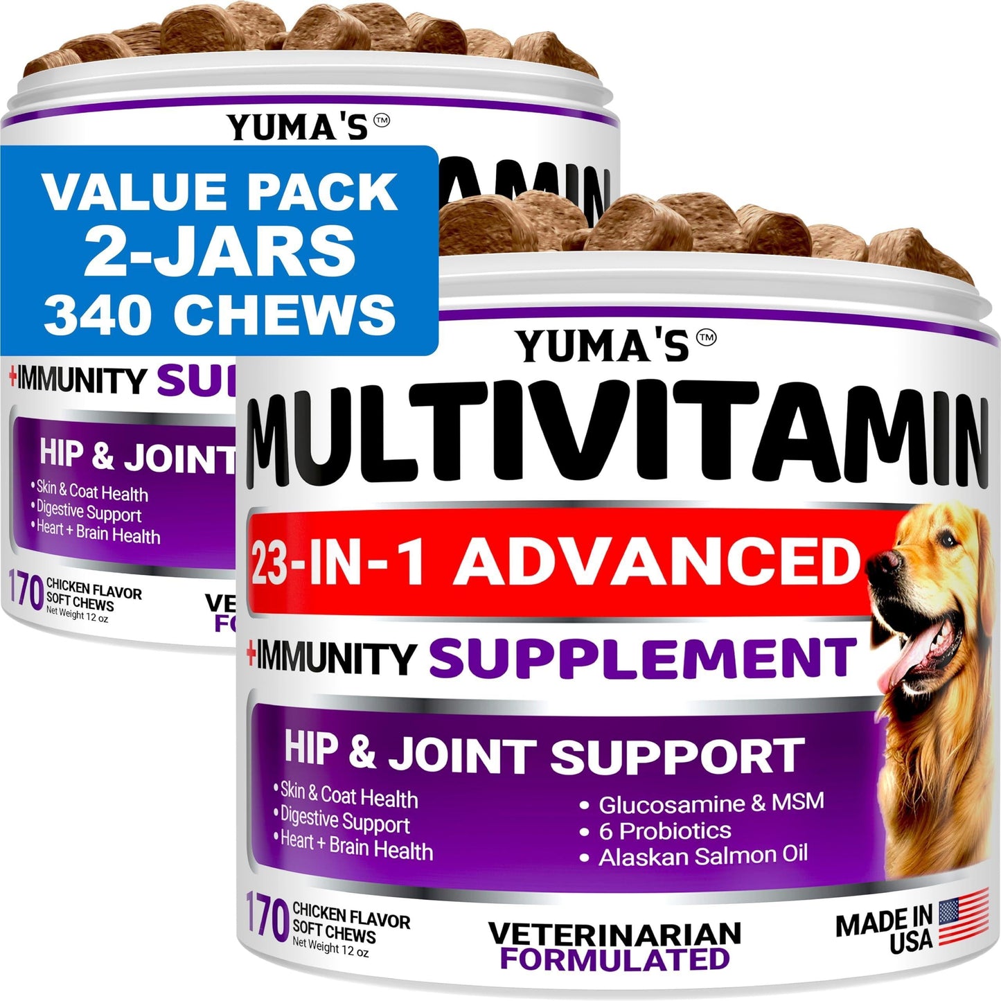 Dog Multivitamin Chews Daily Health - Everyday Pet Essential - Majestic Pet Kingdom